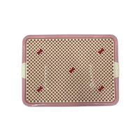 YES4PETS Small Portable Dog Potty Training Tray Mat Pet Puppy Toilet Trays Loo Pad Pink