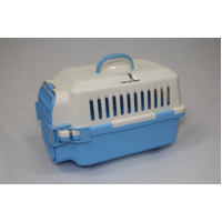 YES4PETS Small Dog Cat Crate Pet Carrier Rabbit Guinea Pig Cage With Tray-Blue