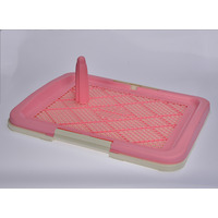 YES4PETS Large Portable Dog Potty Training Tray Pet Puppy Toilet Trays Loo Pad Mat Pink