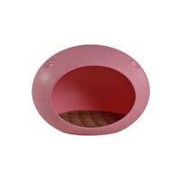 YES4PETS Medium Cave Cat Kitten Box Igloo Cat Bed House Dog Puppy House Pink