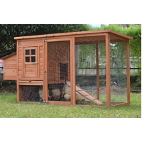 Large Chicken Coop Rabbit Hutch Ferret Cage Hen Chook House