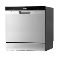 Comfee Benchtop Dishwasher 8 Place Setting Countertop Dishwasher Freestanding