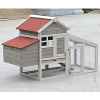 Small Chicken coop with nesting box for 2 Chickens / Rabbit Hutch