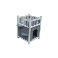 YES4PETS Cat Shelter Condo with Escape Door Rabbit Kitty House Cave