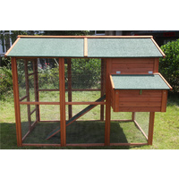 XL Chicken Coop Rabbit Hutch Ferret Cat Cage Hen Chook House