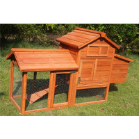 Small Chicken Coop Rabbit Hutch Ferret Guinea Pig Cage Hen Chook House