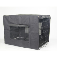 YES4PETS 42' Portable Foldable Dog Cat Rabbit Collapsible Crate Pet Rabbit Cage with Cover