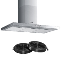 Comfee Rangehood 900mm Stainless Steel Kitchen Canopy With 2 PCS Filter Replacement