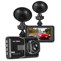 UL Tech 3 Inch Screen Dash Cam - Black