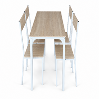 YES4HOMES 5 Piece Kitchen Dining Room Table and Chairs Set Furniture