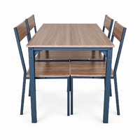YES4HOMES 5 Piece Kitchen Dining Room Table and Chairs Set Furniture
