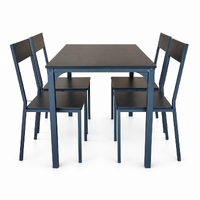 YES4HOMES 5 Piece Kitchen Dining Room Table and Chairs Set Furniture