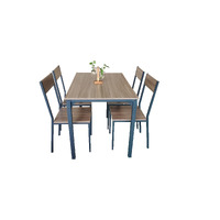 5 Pcs Dining Table Set, Kitchen Table and Chairs, Kitchen Furniture
