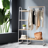 Artiss Clothes Rack Coat Stand 150cm Hanger Closet White