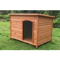 Large Timber Pet Dog Kennel House Puppy Wooden Timber Cabin With Stripe