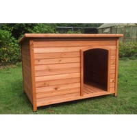 YES4PETS Large Timber Pet Dog Puppy Wooden Cabin  Kennel Timber House