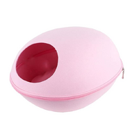 YES4PETS Large Cave Cat Soft Cushion Igloo Kitten Cat Bed Mat House Dog Puppy Pink