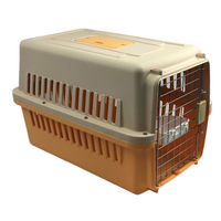 New Medium Dog Cat Rabbit Crate Pet Carrier Cage With Bowl 5 Colour