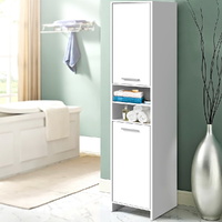 Artiss Bathroom Cabinet Storage 185cm White