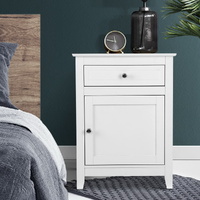 Artiss Bedside Tables Big Storage Drawers Cabinet Nightstand Lamp Chest White