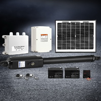 Lockmaster Single Swing Gate Opener 600KG 10W Solar Panel