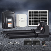 Lockmaster Dual Swing Gate Opener 800KG 10W Solar Panel
