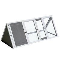 118 CM Grey Rabbit Hutch Guinea Pig Cage , Ferret cage