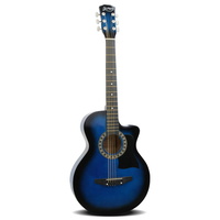 Alpha 38 Inch Wooden Acoustic Guitar - Blue