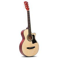 Alpha 38 Inch Wooden Acoustic Guitar - Natural