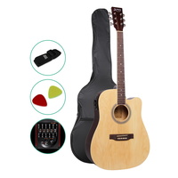 Alpha 41 Inch 5 Band EQ Electric Acoustic Guitar Full Size - Natural