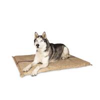 YES4PETS Jumbo Hessian Pet Dog Puppy Bed Mat Pad House Kennel Cushion With Foam 110 x 78 cm