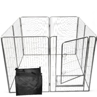 YES4PETS 150 cm Heavy Duty Pet Dog Cat Rabbit Exercise Playpen Puppy Rabbit Fence With Cover