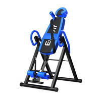 Everfit Gravity Inversion Table Foldable Stretcher Inverter Home Gym Fitness