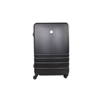 Large ABS Luggage Suitcase 3 Code Lock Travel Carry  Bag Trolley Black 70cm