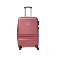 ABS Luggage Suitcase 3 Code Lock Travel Carry  Bag Trolley Maroon 70