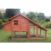 X-Large Chicken Coop Rabbit Hutch Ferret Cage Hen Chook House
