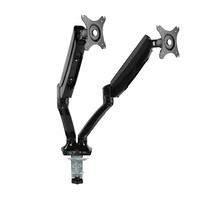 2 Arms Adjustable Monitor Screen Holder - Black