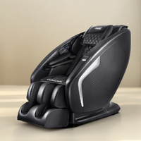 Livemor 3D Electric Massage Chair Shiatsu SL Track Full Body 58 Air Bags Black
