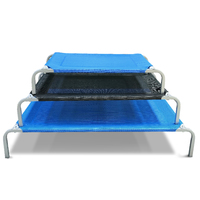 YES4PETS Large Pet Dog Puppy Cat Bed Trampoline Hammock Cot Bed 120 x 76 x 21 cm