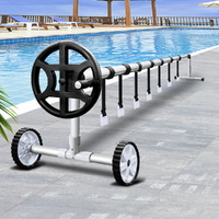 Aquabuddy Pool Cover Roller 4m Adjustable Swimming Pool Solar Blanket Reel