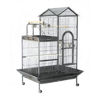 160cm Large Bird Cage Pet Parrot Aviary Budgie Perch Castor Wheel