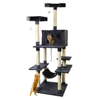 Cat Tree Trees Scratching Post Scratcher Toys Condo House Furniture Wood