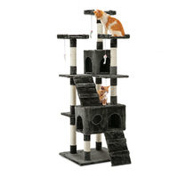 180cm Pet Cat Tree Trees Scratching Post Scratcher Tower Condo House Furniture Wood