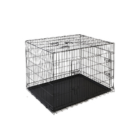 i.Pet 42" Dog Cage Crate Large Kennel 3 Doors