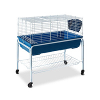 80 cm Rabbit Bunny Guinea Pig Cage Hutch Home Indoor Hamster Enclosure