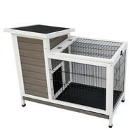 YES4PETS Rabbit Hutch Cat House Cage Guinea Pig Ferret Cage