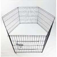 YES4PETS 6 Panel Dog Cat Exercise Playpen Puppy Enclosure Rabbit Fence