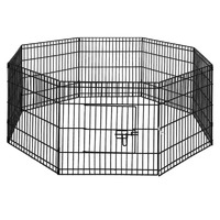 YES4PETS 24' Dog Pet Playpen Exercise Puppy Enclosure Fence