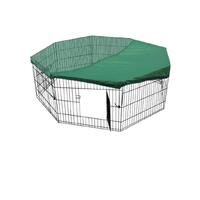 30' Dog Pet Playpen Exercise Puppy Enclosure Fence with cover