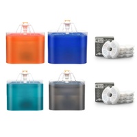 YES4PETS 1x Automatic Electric Pet Water Fountain Dog Cat Water Dispenser Bowl 9x Filters